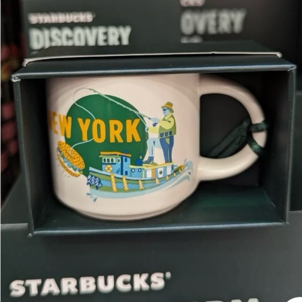 New Starbucks tiny discovery series 2oz New York mug